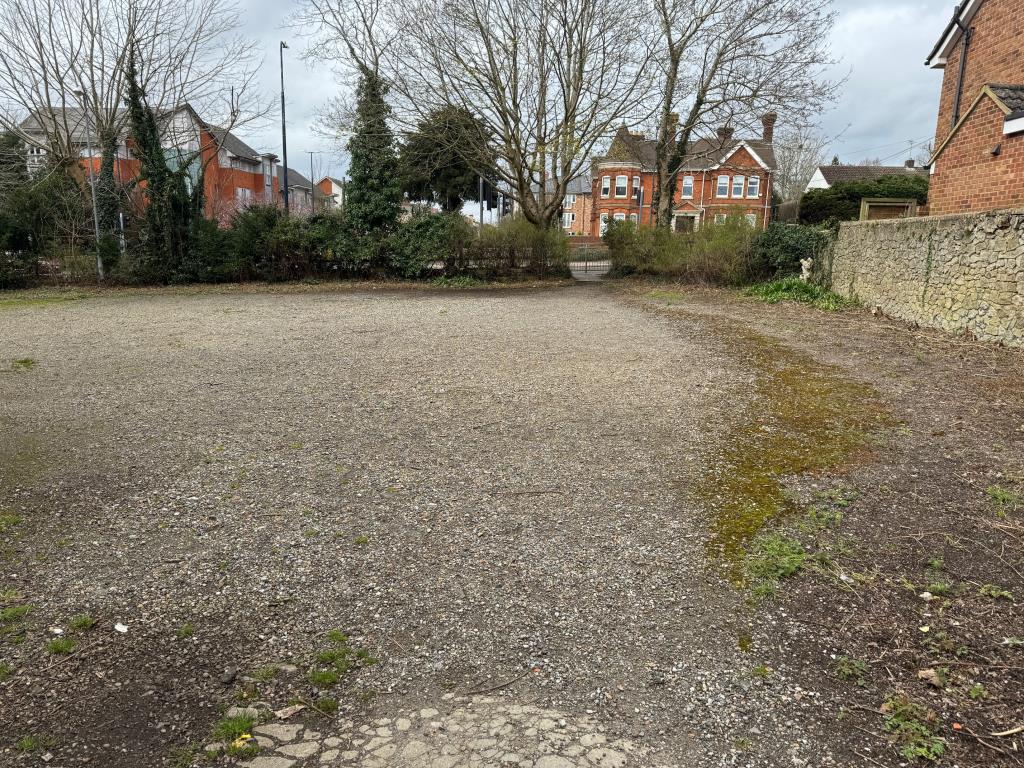 Lot: 155 - FREEHOLD CAR PARK WITH POTENTIAL - General View of Car Park showing pedestrian access on to Sittingbourne Road